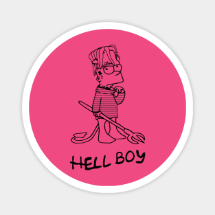 hell boy lil peep Magnet